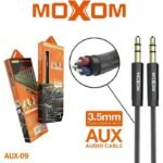 Καλώδιο Moxom Cable 3.5mm male - 3.5mm male Black 1m (AUX-09)