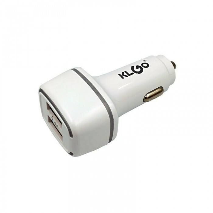 Φορτιστής KLGO Car Charger White TC-08 Fast Charging with Ports: 2xUSB MG51499 - Image 1