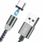 Καλώδιο Magnetic USB 2.0 Cable USB-C male - USB-A male Gray 1m (SJX-181)