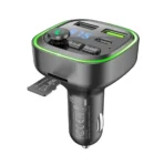BOROFONE BC48 Broad QC3.0 Car Bluetooth FM Transmitter - Black - Image 3