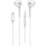 Ακουστικά Ezra Ep40-ip Earbuds Handsfree με Βύσμα Lightning Λευκό