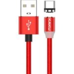 Καλώδιο Kakusiga Magnetic / Regular USB 2.0 Cable USB-C male - USB-A male Red 1m (KSC-306)